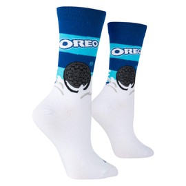 Cool Socks Novedad calcetines de vestir para mujer, alimentos, aperitivos y patatas fritas, divertido y lindo y colorido, Oreo Dunk - Camiseta para mujer, L