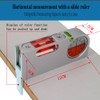 High precision solid aluminum alloy small level ruler for tilt