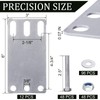 Hicarer 12 Pcs E Track Accessories Back Plate Set E