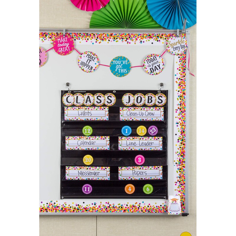 Teacher Created Resources 5886 Confetti Name Plates
