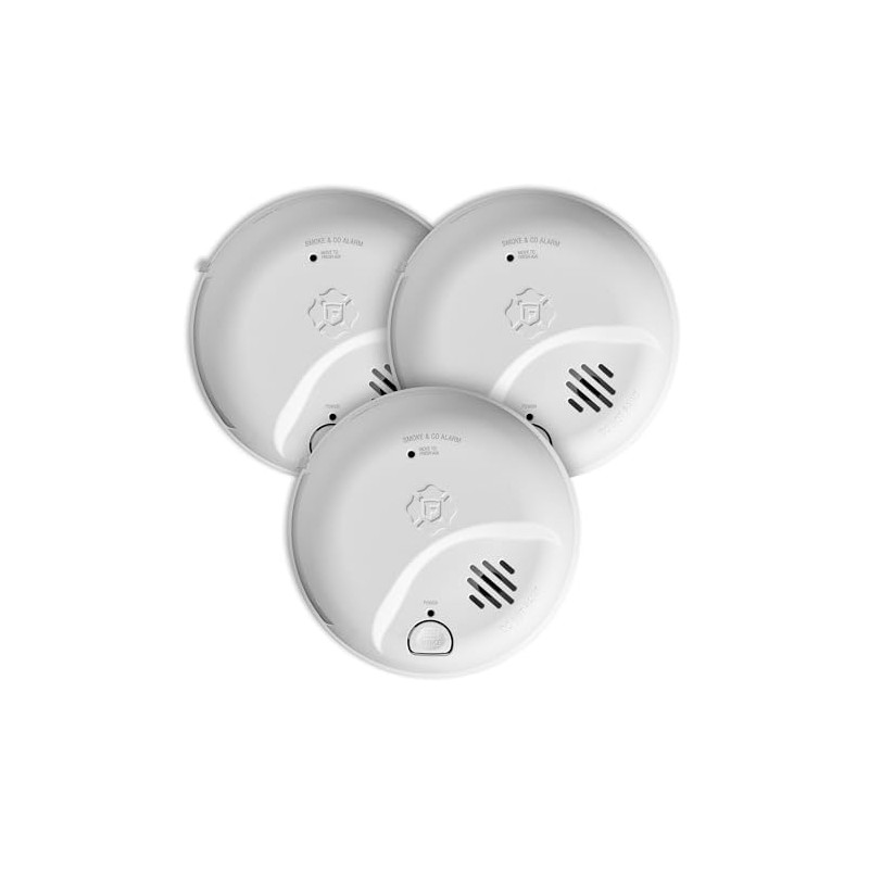 First Alert SMICO100-AC Interconnect Hardwire Combination Smoke & Carbon Monoxide