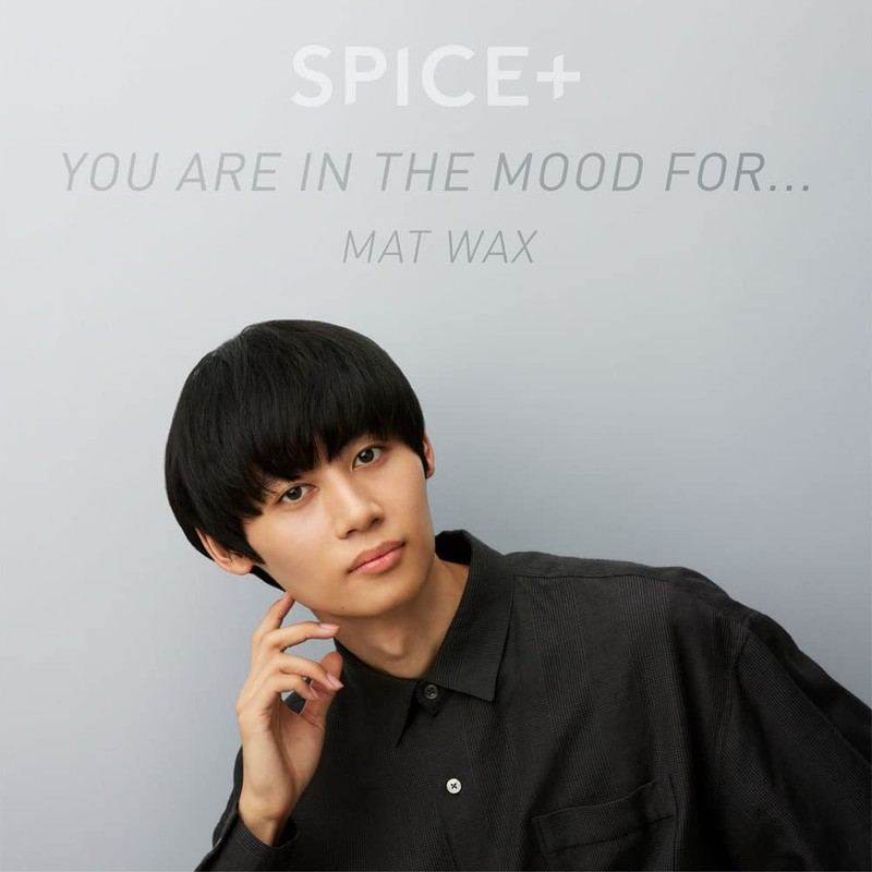 SPICE+ Matte Wax Hair Wax, Green Apple Scent, 80g (x1)