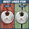 Chumia 16 Pack Padlocks Keyed Alike, Stainless Steel 2-3/4" Wide,
