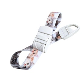 ROLSELEY White Medical Nurse Tourniquet with CUTE CATS & KITTENS Pattern with ABS Plastic Buckle Latex Free Elastic Band Perfect for Doctors, Nurses, Students and Paramedics