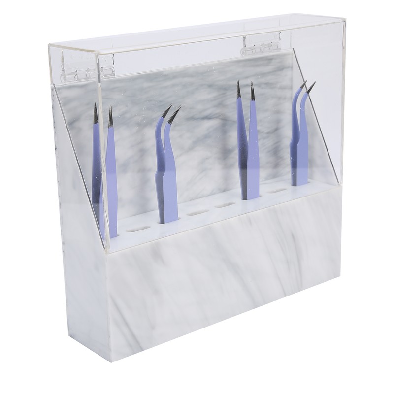 Eyelashes Extension 8 Holes Acrylic Tweezers Holder Tweezer Display Stand