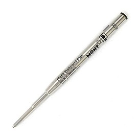 Montblanc Ballpoint Pen Refill Refill, Mystery Black, B (Bold), 1