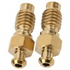 2Pcs Disc Brake Bleeder Screw Titanium Alloy M6 Rust Resistance
