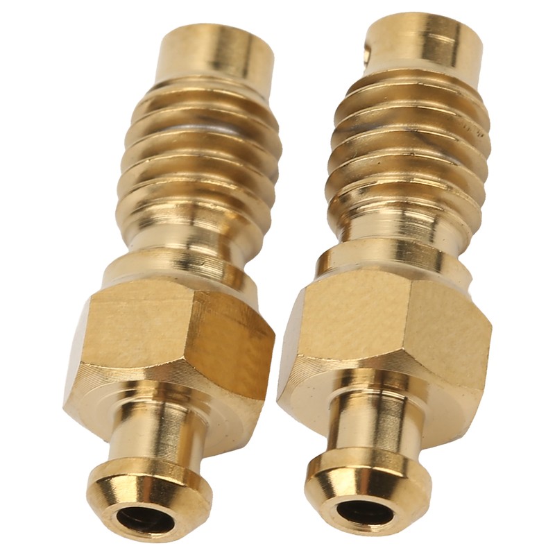 2Pcs Disc Brake Bleeder Screw Titanium Alloy M6 Rust Resistance