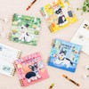 Nakabayashi Swing Logical W Ring Notebook, GentleDogs, B6 Square/Graph 0.2