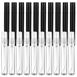20 Pack Mini Perfume Sample Bottles Clear Plastic Small Spray Bottle Fine Mist Refillable Mini Bottle Small Empty Sample Containers Perfume Mouthwash Atomizer for Cleaning Travel Essential Oils
