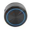 Guitar Knob Aluminum Black Plate Blue Line Professional 1/4in Axes