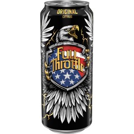 Full Throttle Citrus: Hard-Working Energy Drink. 16 Fl oz (Pack of 15)