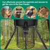 Foldable Deer Feeder Varmint Guard, 13x12 in Stainless Steel Deer