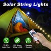 SMY Lighting 4 in 1 Solar Camping String Lights, 72.2Ft