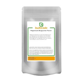 2 x 500 g Magnesium Bisglycinate Powder Dietary Supplement Powder Magnesium Buxtrade
