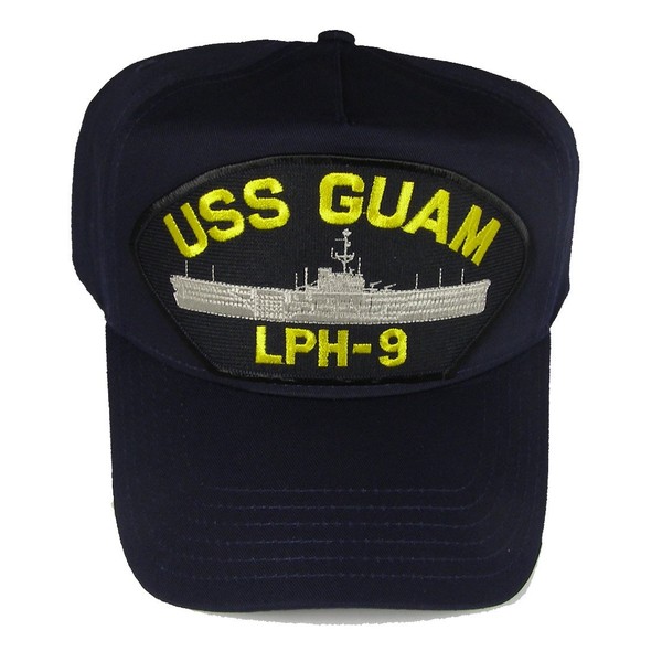 EC USS Guam LPH-9 HAT - Navy Blue - Veteran