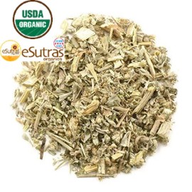 eSutras Organics Wormwood Herb Organic Cut Artemesia Absinthum / Farm Fresh Packed USA Free Ship - 16 oz