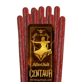 Mythical Meats Humanoid Flavor Centaur 12-Pack Snack Sticks – Camel and Beef – Dried & Dehydrated Meats Seasoned to Perfection – High Protein Snacks