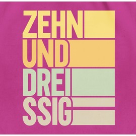 Shirtracer - Gym Bag Backpack - 40th Birthday - Thirty Ten, 02 Fuchsia