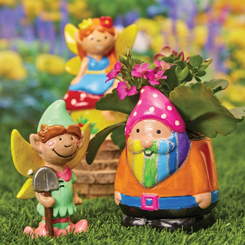 Baker Ross FX590 Ceramic Garden Fairies - Box of 4,