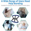 Alomejor Lift Standing Aid Portable Sturdy Mobility Medical Support with