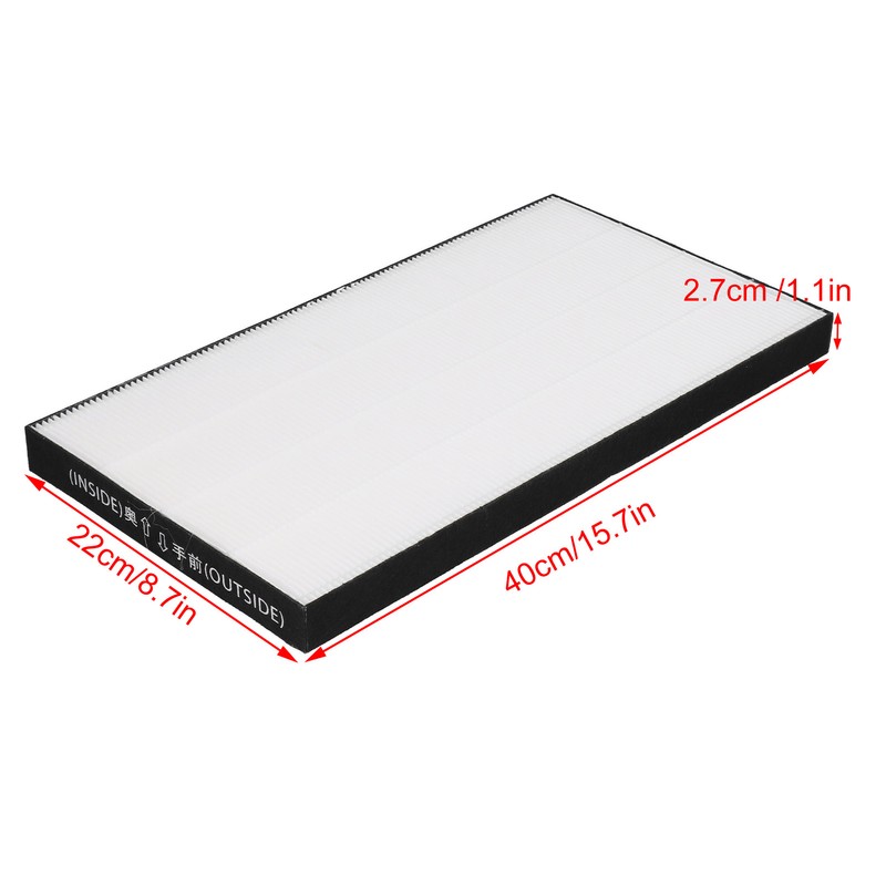 High Efficiency Filter Replacement NonWoven for Sharp KCD50F50E50F40 Air Purifier(40x22x2.7cm
