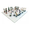 Ebros Gift USA Soldier Theme Army vs Navy Chess Set
