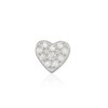 Thomas Sabo ladies ear tube ring, 925 sterling silver, heart
