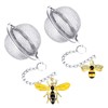 2PC Stainless Steel Mesh Tea Infuser,2.1 inch Tea Ball with