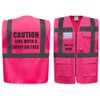 Caution Girl With A Whip On This Equestrian Zipped Pink