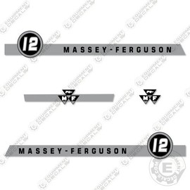 Aftermarket Fits Massey Ferguson 12 Decal Kit Tractor Lawn Mower Equipment Decals