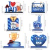 Qunclay 6 Pcs Father's Day Table Decorations Happy Father's Day