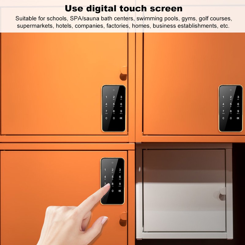 Electronic Password Lock Smart Keyless Digital Touch Screen for File