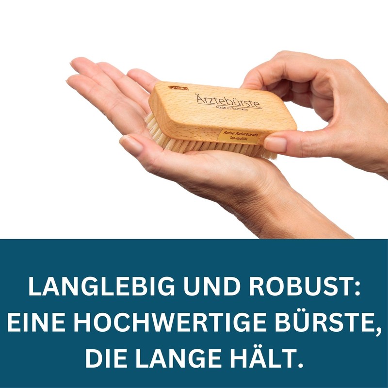 Remos Hand Brush Doctors Brush Soft Natural Bristles Made of