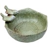 Moanyt Garden Bird Bath,Creative Bird Feeder Bird Bowl Ceramic Water