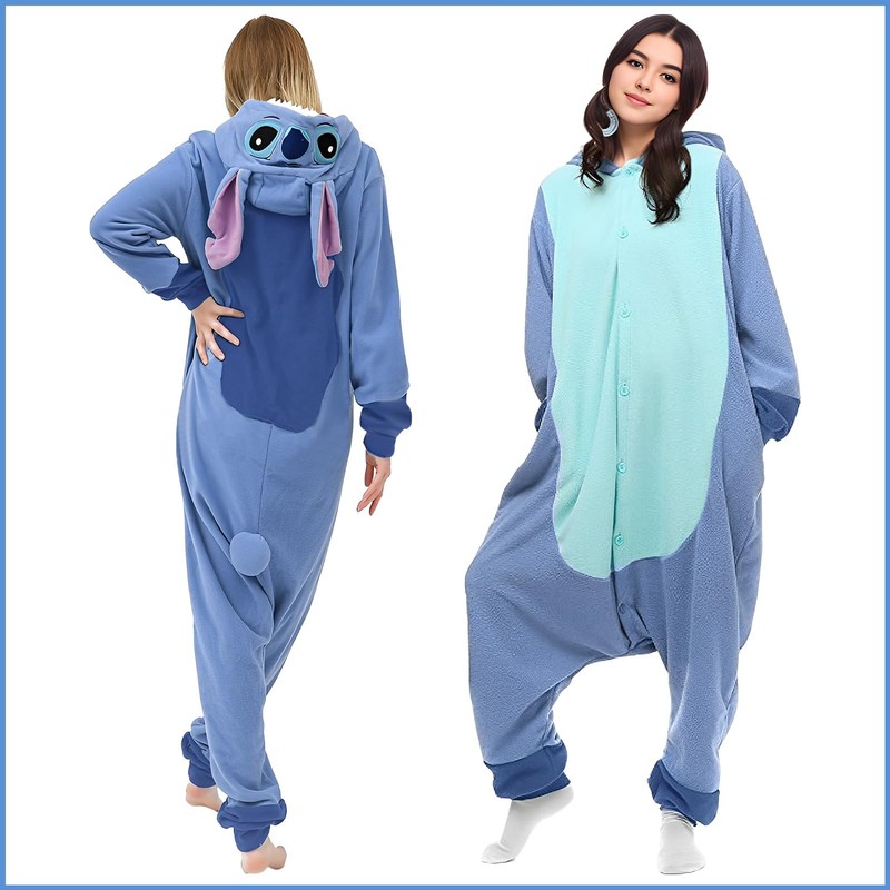 Harsever Pyjamas Cosplay Cartoon Animal, blue