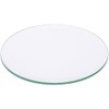 Plymor 5" Round, 5mm Thick Beveled Clear Glass Circle, Pack