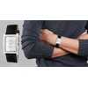 Peugeot Men's Rectangular Textured Roman Numeral Dial Classic Dress Wrist