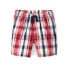 Gymboree,Boys,and Toddler Pull On Shorts,7,Amber Plaid
