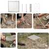Hniuyun Portable Outdoor Fire Pit, Steel Mesh Camp Fire Pit
