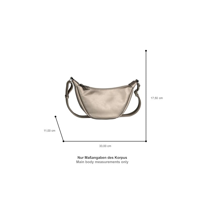 TOM TAILOR Denim Women's Liriel Shoulder Bag, platinum, M