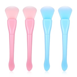 4 Pcs Silicone Face Mask Brush Applicators, Ymapinc Soft Mask Spatula Makeup Spatula Facial Brush Masks Applicator Tool for Mud, Clay,Lotion