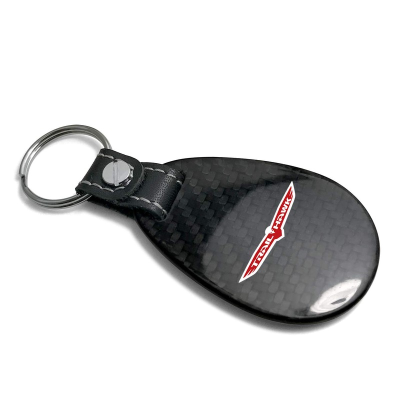 iPick Image Compatible with Jeep Trailhawk Real Black Carbon Fiber