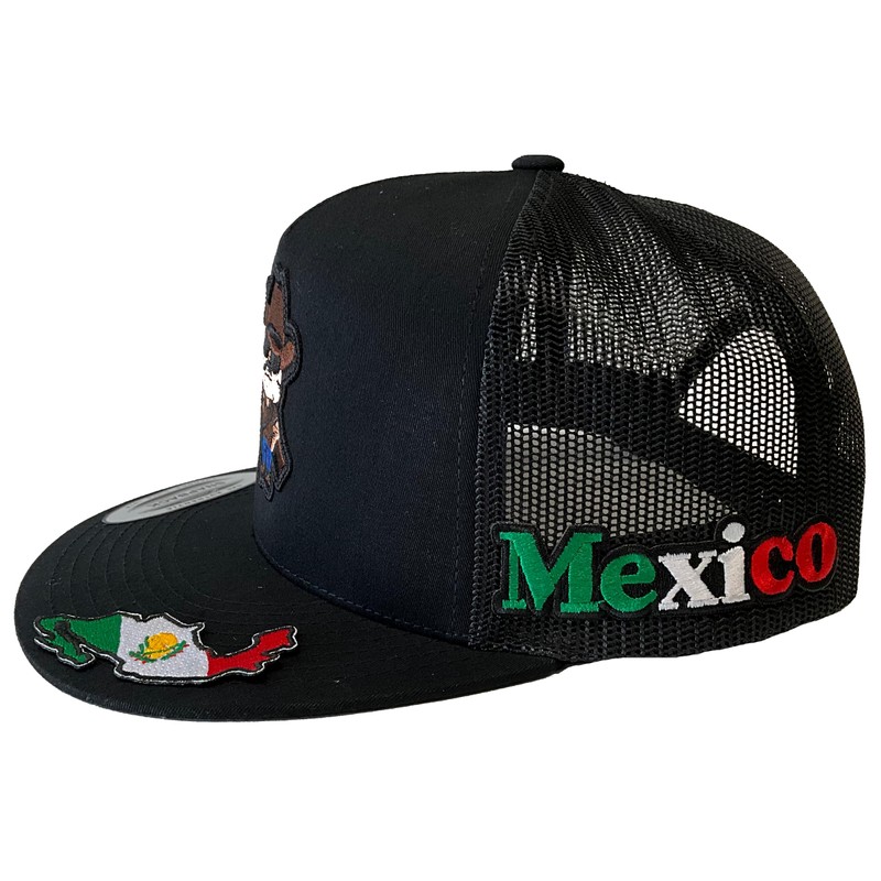 Mexico EL Mayo ZAMBADA CON EL Rifle 3 Logos Hat