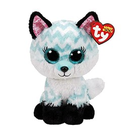 TY 2007520 Atlas Fox Beanie Boo Stuffed Animal, Multicoloured, 15 cm