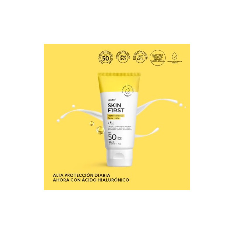 CYZONE - Skin First Protector Solar Facial 50 ml, Protección