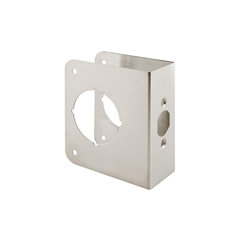 Prime-Line MP9457 Lock and Door Reinforcer, Stainless Steel, Natural Finish