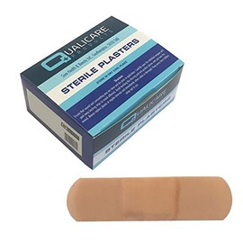 Qualicare Washproof 7.2cm x 1.cm Plasters (Box of 100)