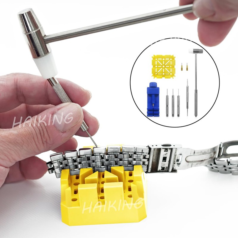 HAIKING Watch Band Link Remover Tool, 11 Sets Blue Watch