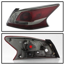 ACANII - For NEW Smoke Lens Tail Lights Brake Lamps 2013-2015 Nissan Altima 4Dr Sedan Left+Right